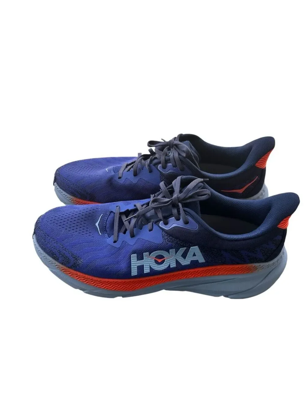 Hoka One Challenger ATR7 Men’s Running Shoes 14 D Blue Orange